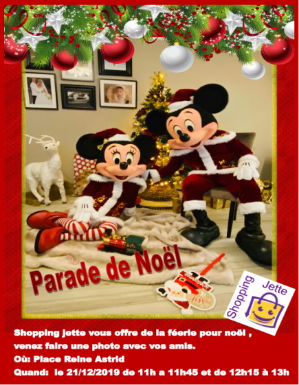 Flyer Kerst optocht 2019 - Flyer Parade Noël 2019