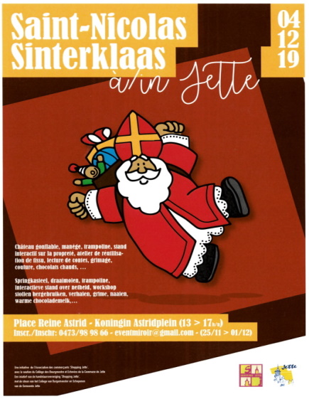 Flyer Sinterklaas 2019 - Flyer Saint-Nicolas 2019
